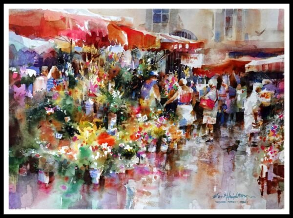 CEP 1166 Flower Market, France